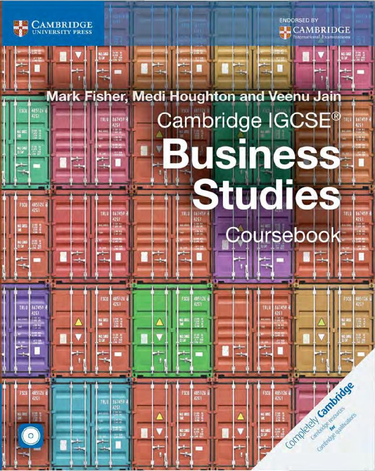 igcse business studies book pdf